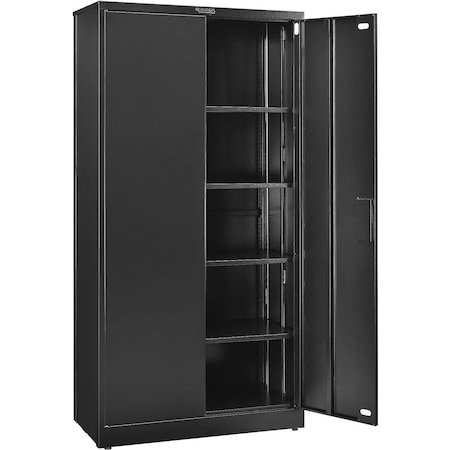 Global Industrial Industrial Storage Cabinet, 72 in H, 36 in W, Black 361872BK